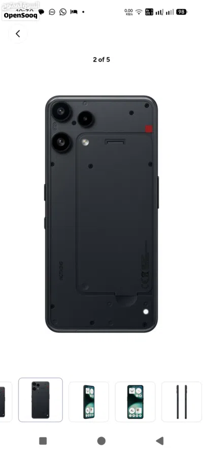 nothing phone 3a lite 8 /256 gb black color 2