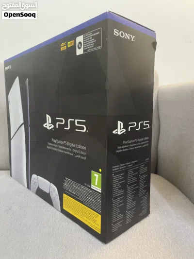 للبيع PlayStation 5 Slim Digital Edition 1TB استخدام شهر _ one month Use 3