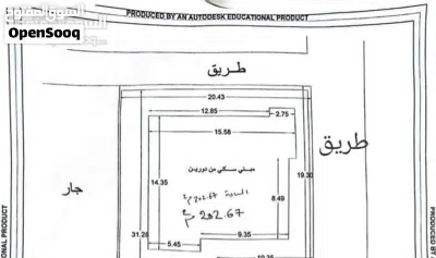 منزل دورين مفصولات 10 امتار على الرئيسي .اقرو التفاصيل كويس 2