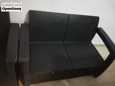 طقم كرسي بلاستيك للحدائق 2