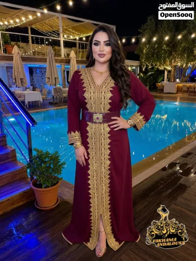قفطان جوهرة حرة حرير % Caftan 2