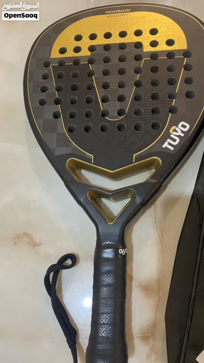 مضرب بادل جديد عليه حماية مع شنطة بادل New padel racket with cover and padel racket bag 3