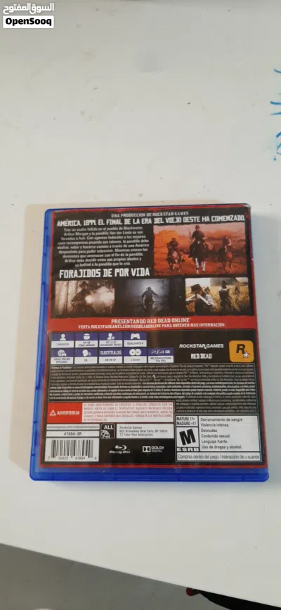 Sony Ps4 Cd game Red Dead Redemption 2 RDR 2 playstation 4 2