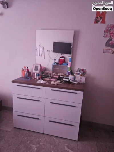 1 complete childeren room new two bed 120 1 dresseing 1 beside table 4