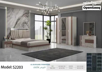 غرف نوم صيني شخص ونص 200 في 120 شامل تركيب ودوشق الطبي مجاني 4