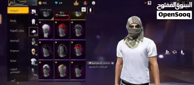 حساب فري فاير للبيع وجه ل وجه 4
