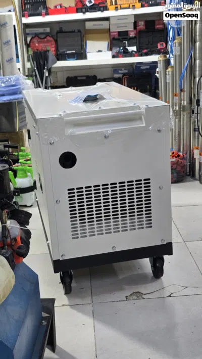 جرنيتر ديزل مولد كهرباء سايلنت 8 KVA قوة 7 كيلو واط ايدون بروماكس Diesel electricity generator 7000 3