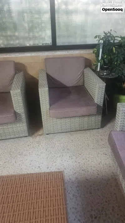 طقم بلكونة رتان 3