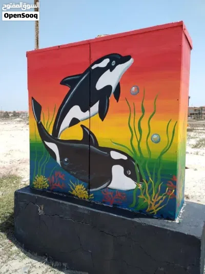 رسام جداريات_ رسم لوحات كانفاس وكانسون 4