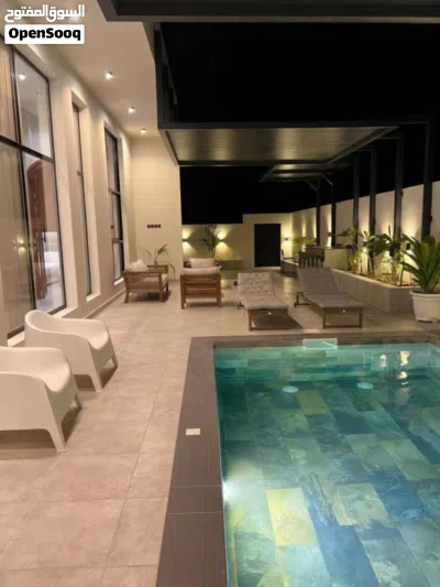 شالية الخيرات الموقع صحار لايجار اليومي ولاسبوعي Al Khairat Chalet, located in Sohar, for daily 4