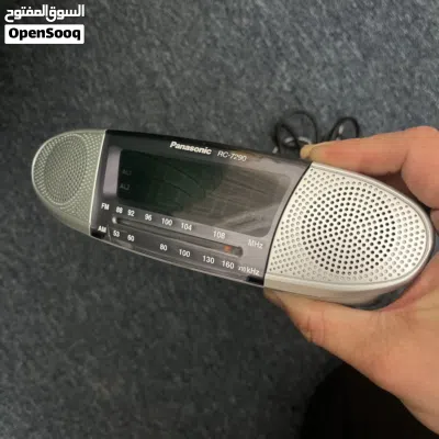 Panasonic AM/FM Dual Alarm Clock Radio راديو بناسونيك مع ساعه منبه موجتين AM . FM جديد تم جديد تما 3