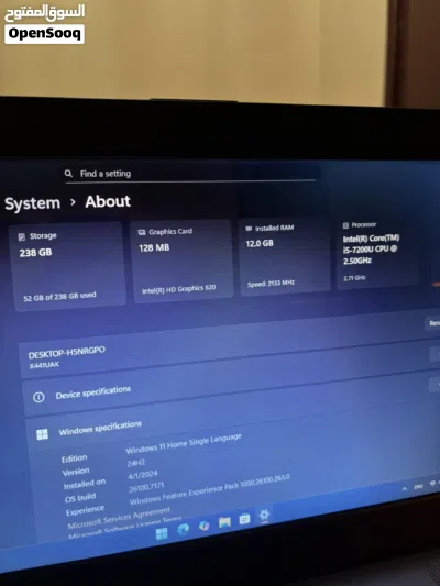 لابتوب بمواصفات عاليه asus laptop قابل للتفاوض (الوصف) 4