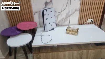 طاولات سرفيس عدد 3 وطاولة كبيرة للبيع 3