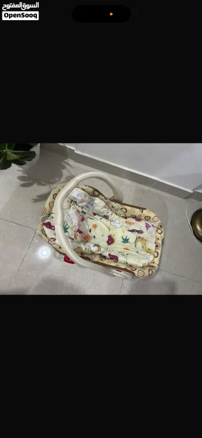 ركنة حرف L وترابيزة وكرسي اطفال هزاز 3