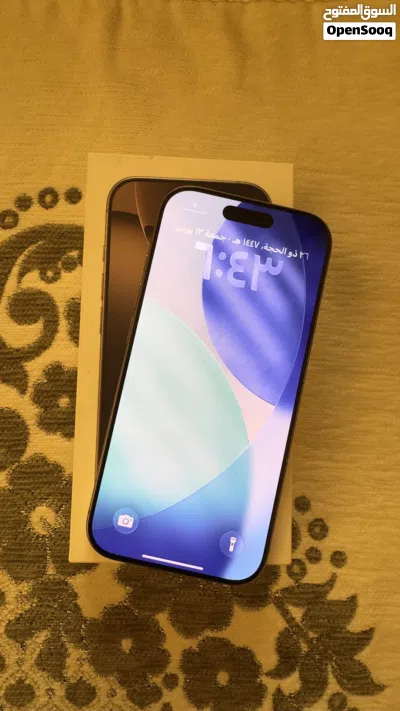 ايفون 16 برو ذهبي 256 gb بحالة ممتازة تحت الضمان 4