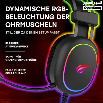 Havit H2002D Gaming Headset 3.5mm 53mm Driver Black Brand New box pack with Year warranty 4