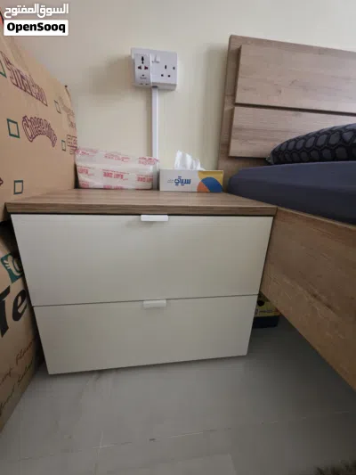 Bed with side table 2