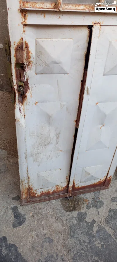 باب ضرفه وربع حديد خارجي مستعمل للبيع 3