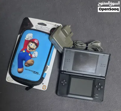 Nintendo DS Lite (Black) + Original Charger & Gift Case! 2