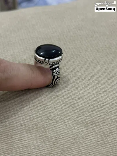 للبيع خاتم عقيق ملكي صياغه عارف وعقيق سماوي 3