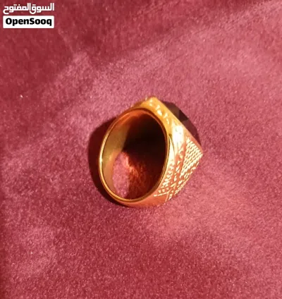 خاتم رجالي فاخر مطلي قياس 10 أمريكي قياس 24 اوروبي 85 دينار اردني 3