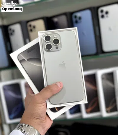 عرض خاص : iPhone 16 pro max 256gb هواتف نظيفة جدا بحالة الوكالة مع ضمان و ملحقات و بأقل سعر 3