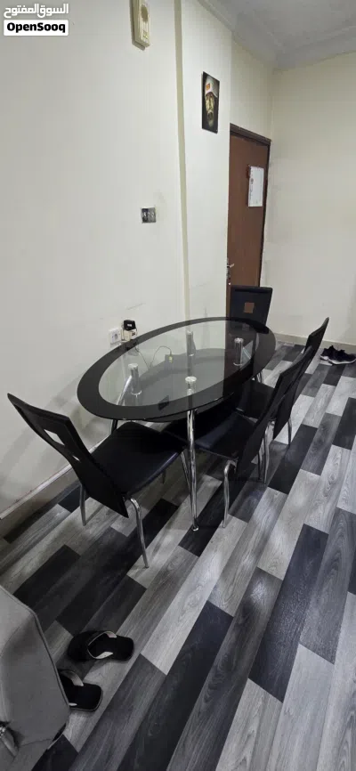 Glass top Dining table 2