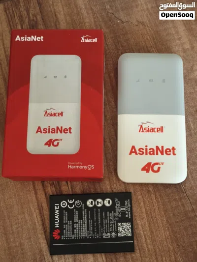 راوتر اسيا سيل محمول استخدام اقل من شهر بتقنية 4G LTE 3