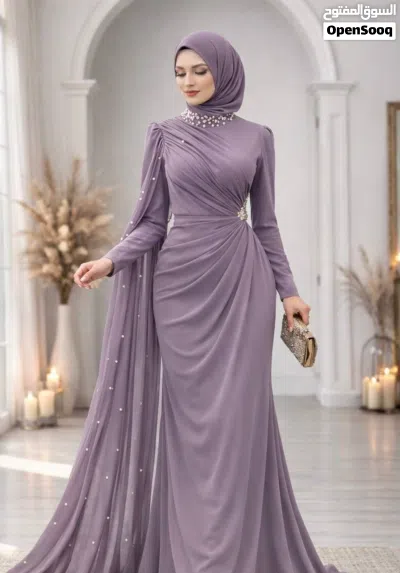 فستان شرعي فاخر للمناسبات - تصميم أنيق 2