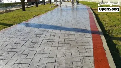صبة مروحة تنعيم نظافة صبه ميزانية ارضيات الخرسانة مطبوعة ايبوكسي 2