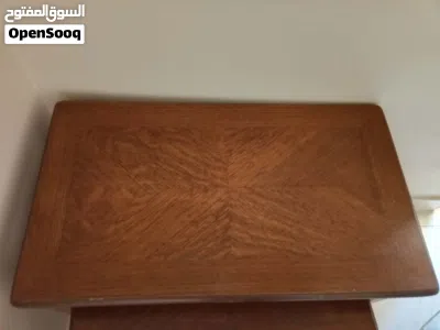 طقم طاولات جانبيه بحاله جيده جدا 3 احجام 2