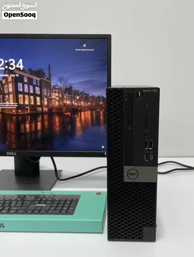 Dell Desktop 7060 i7 8th Gen Ram 16GB SSD 512GB Dell Moniter 24” Window 11 pro 3