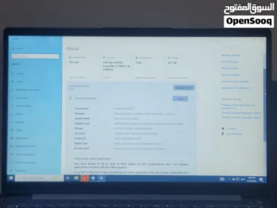 لابتوب عرطة لينوفو Core i7 الجيل الحادي عشر الرام 20 جيجا DDR4 2