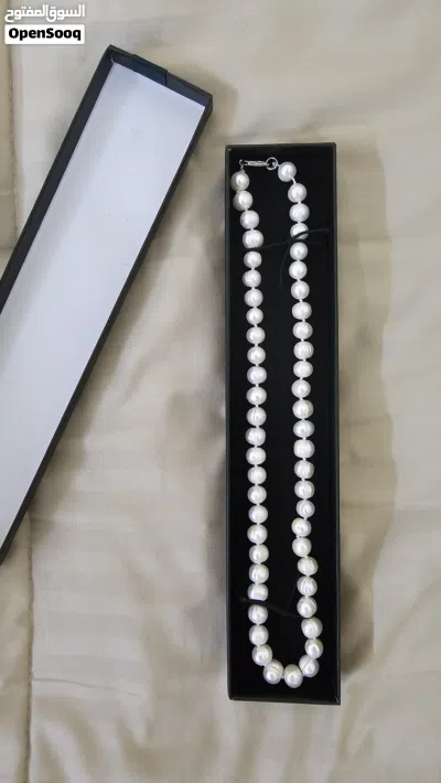 لؤلؤ طبيعي مستزرع المياه العذبة (Cultured Freshwater Pearls) عقد بجودة عالية 2