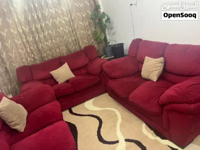 كنب طقم الدب خمري 2