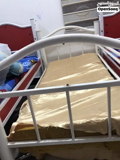 سرير حديد اطفال ..الحديد نوعيه كلششش قويه متانه عاليه ونظيفه 4