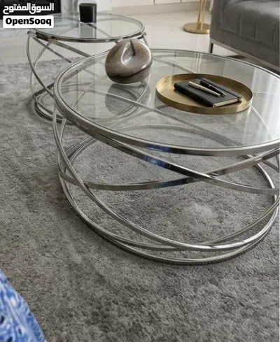 Luxury Silver & Glass Coffee Tables” 2