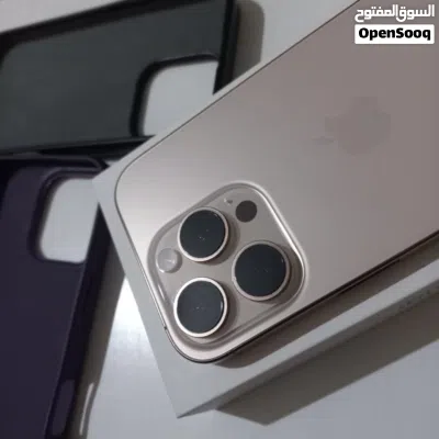 iphone 16pro سعة تخزين 128 لون صحراويDesert Titanium 2