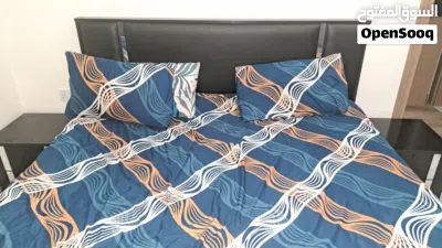 Spacious Bed Frame with mattress Large 3-Door Wardrobe with 2 Full-Length Mirrors 2 Matching Beds 4