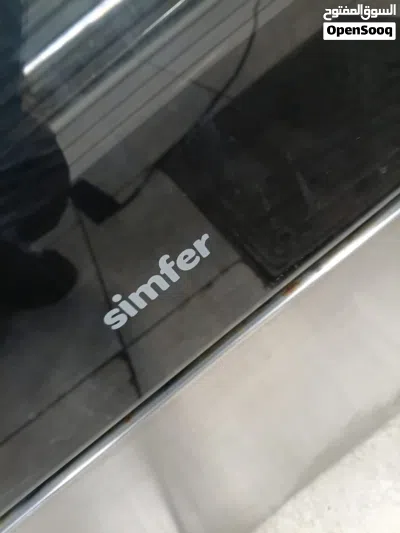غاز 5عيون القياس 90سم استعمال اشي بسيط نوعيته simfer ايطالي ستانلس ستيل شعله ذاتيه عن طريق الم 3