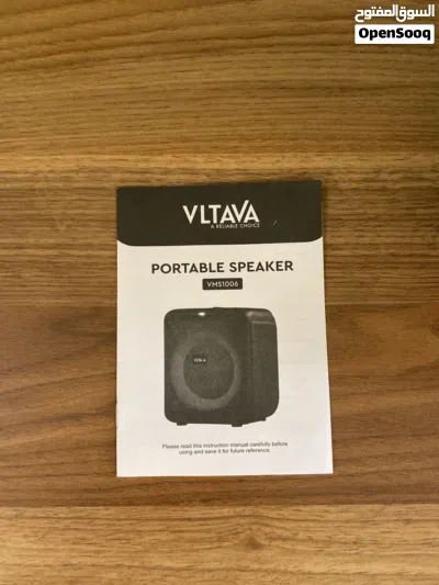 سماعات VLTAVA60W RMS BLUETOOTH/USB/TF/FM/AUX/Mic input/CD بلوتوث/يو اس بي/اف ام. LED RING LIGHTING 4