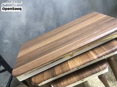 طبلات ثلاثية وطبلة وسطية ابيض 3