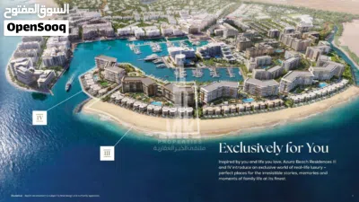 شقة 3غرف نوم-اطلالة البحر مباشرة-تقسیط-Apartment full sea view-3BHK 4