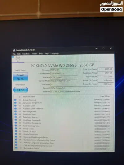 WD PC SN740 256GB 3