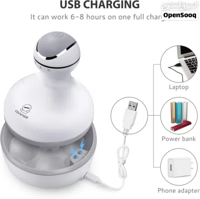 جهاز مساج الرأس cordless hair scalp massager 3