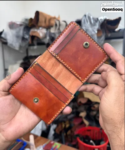Premium Mini Card Holder – Genuine Leather محفظة بطاقات جلد طبيعي 2