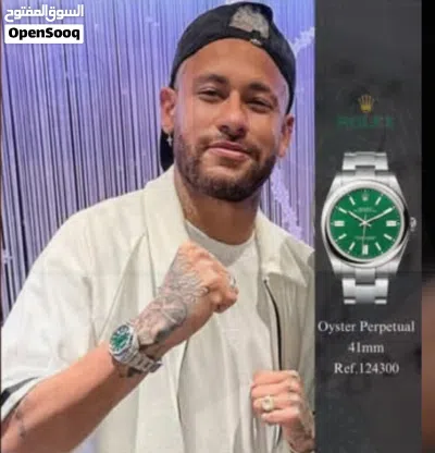 Rolex Oyster Perpetual Green Dial (كوبي ) 2