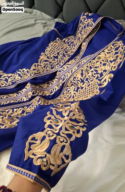 قفطان من قطعتين مع حزام او تطريز 3