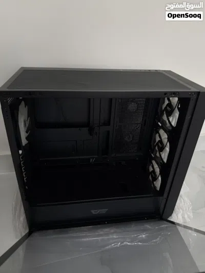 CASE darkFlash DRX90 GLASS BLACK 4 fans 4