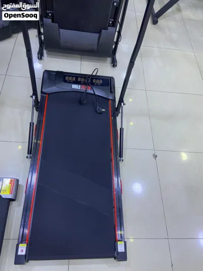 احدث انواع اجهزة الفلات تردميل بسعر مناسب ومواصفات مميزه سهل التخزين والطي كفاله سنة من worldfitnes 3
